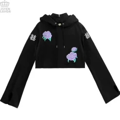 LISTEN FLAVOR Short China Hoodie