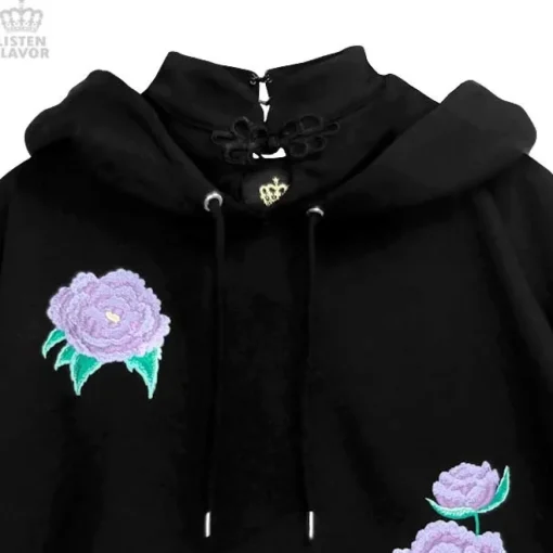 LISTEN FLAVOR Short China Hoodie