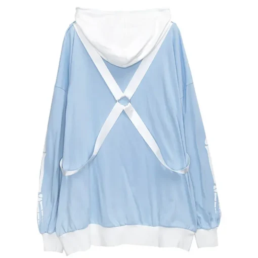 LISTEN FLAVOR Skeleton Bear Harness Hoodie