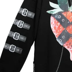 LISTEN FLAVOR Strawberry Bondage Chain Pullover