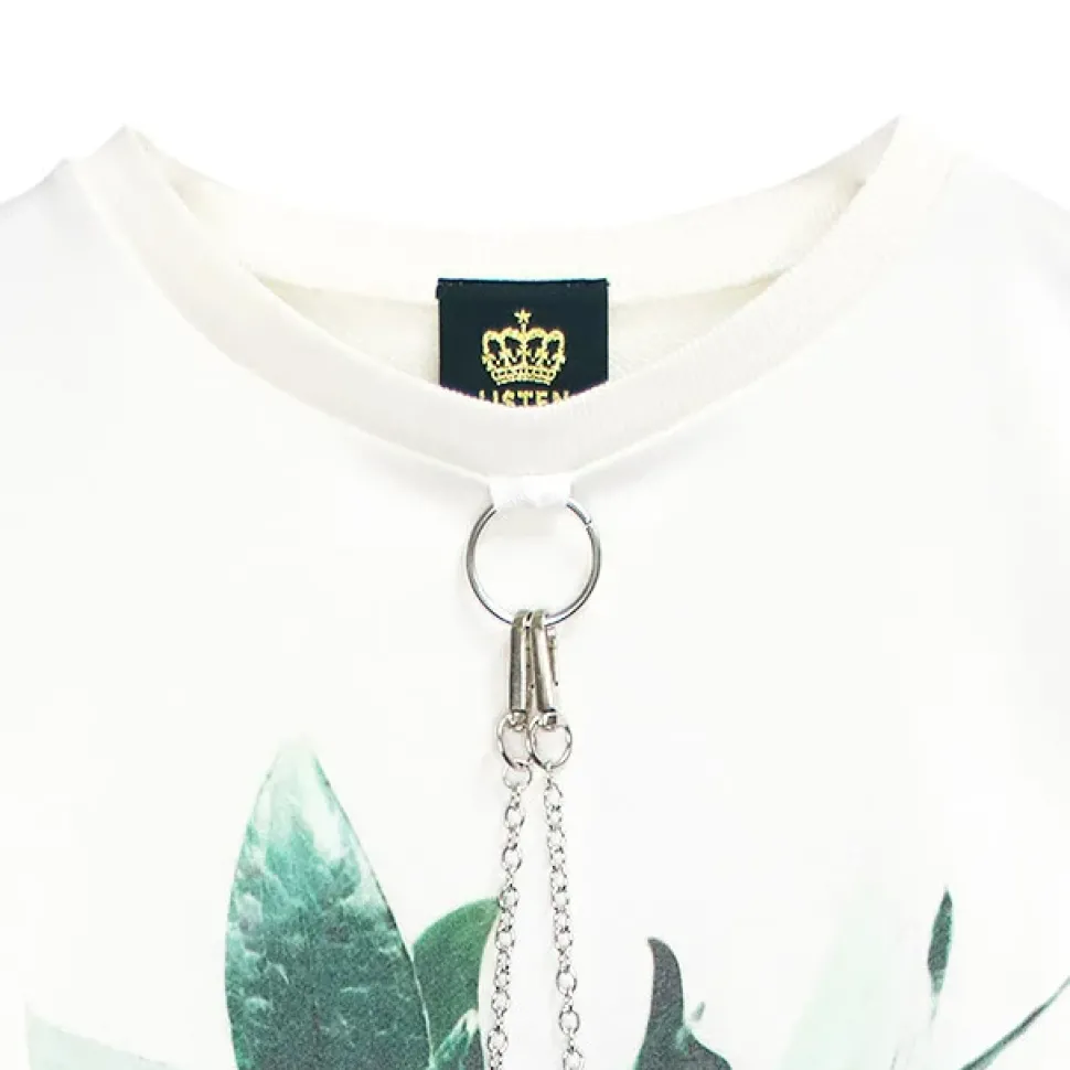 LISTEN FLAVOR Strawberry Bondage Chain Pullover