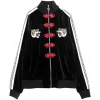 LISTEN FLAVOR Tiger China Velour Track Jacket