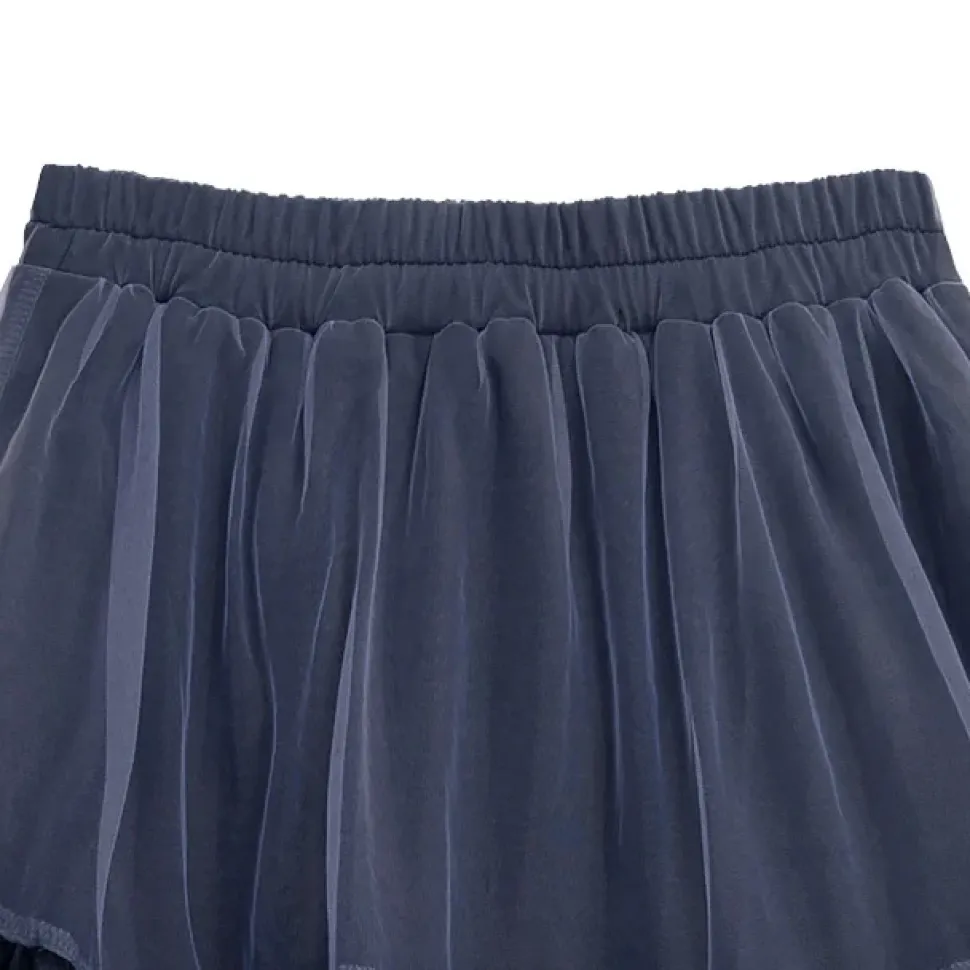 LISTEN FLAVOR Tulle Tiered Skirt