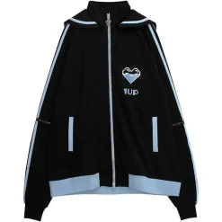 LISTEN FLAVOR 1-Up Heart Sailor Jersey Hoodie