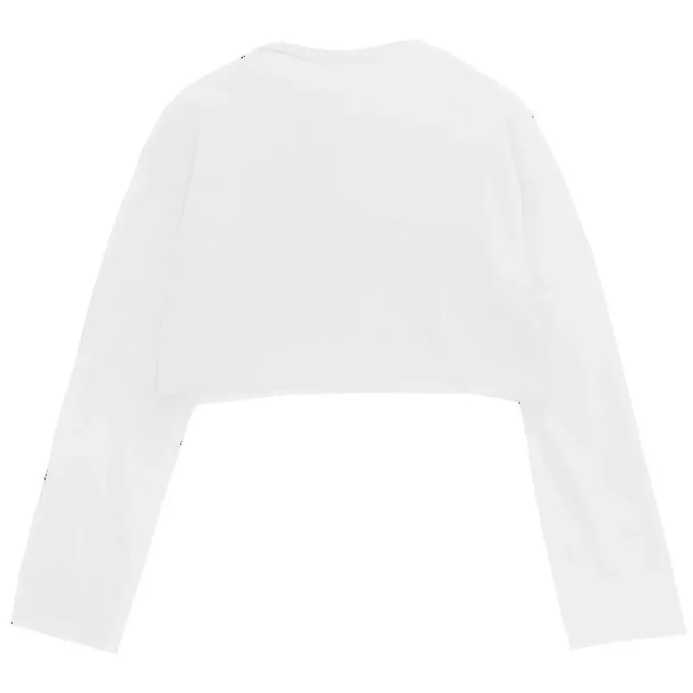 LISTEN FLAVOR Vicious Fire Eyelet Sleeve Short Top