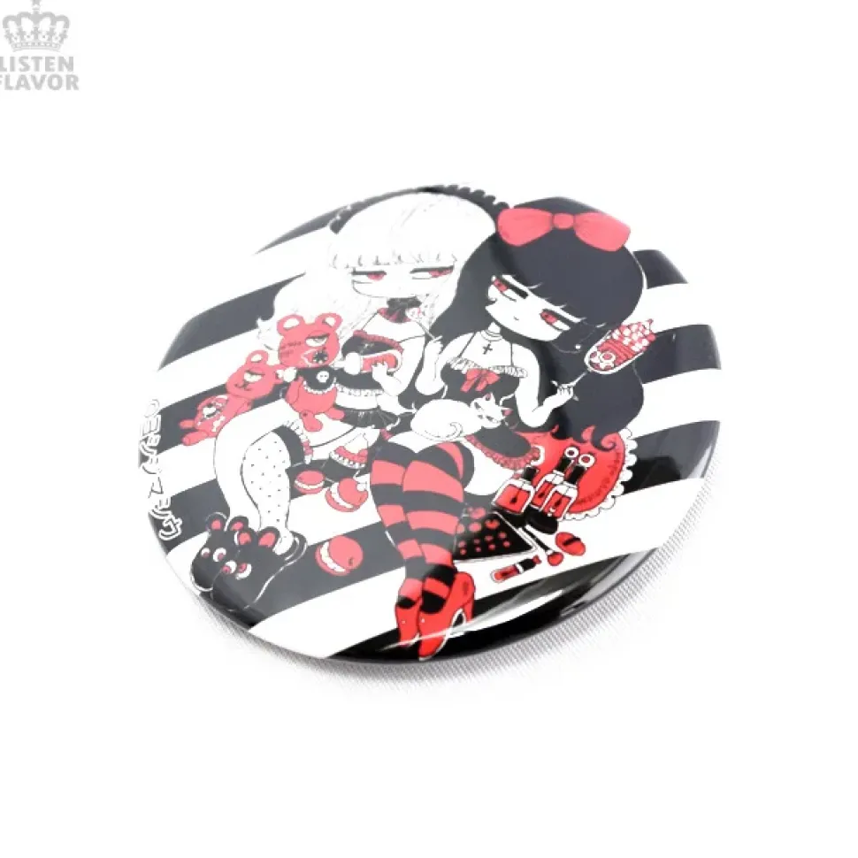 LISTEN FLAVOR x Shiu Yoshijima Poison Lily Collab Pin Badge