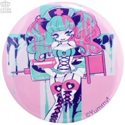 LISTEN FLAVOR x Yummy! Injection Nurse-chan Collab Pin Badge