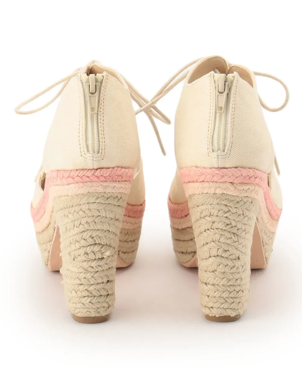 LIZ LISA Colorful Jute Sandals