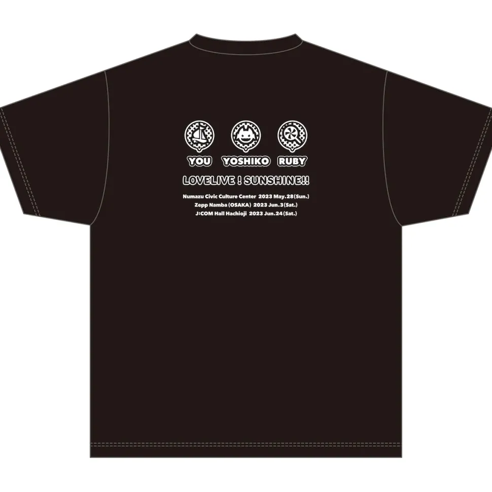 Love Live! Sunshine!! Aqours Uranohoshi Girls' High School RADIO!!! JMA Local Broadcasting Station ~BABU-SOTSU Gathering! YYY with RADIO and LIVE~ T-Shirt