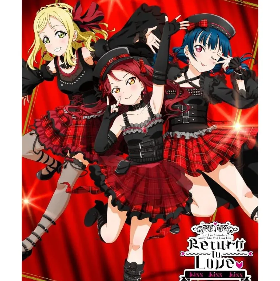 Love Live! Sunshine!! Guilty Kiss 2nd Love Live! ~Return To Love ♡ Kiss Kiss Kiss~ Blu-ray Memorial Box (3-Disc Set)
