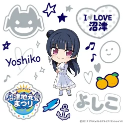 Love Live! Sunshine!! Numazu Jimoai Matsuri Body Stickers