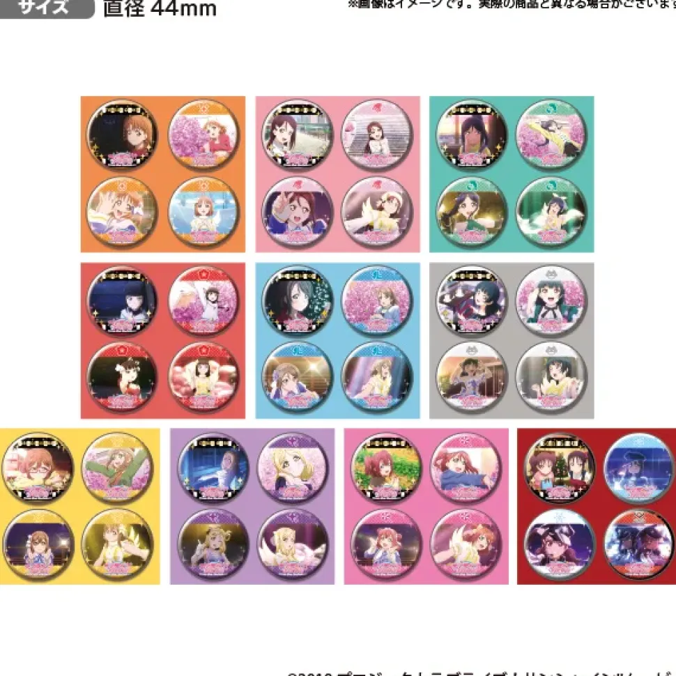 Love Live! Sunshine!! The School Idol Movie: Over the Rainbow Uranohoshi Girls' High School Store Official Pin Badge Collection Vol. 8