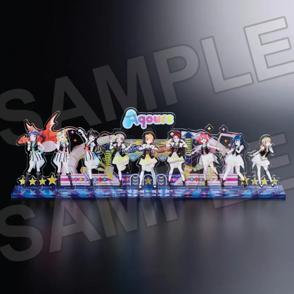 Love Live! Sunshine!! Uranohoshi Girls' High School Store Concert Stage Acrylic Diorama Aqours 6th LoveLive! ~KU-RU-KU-RU Rock 'n' Roll TOUR~