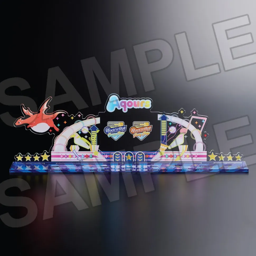Love Live! Sunshine!! Uranohoshi Girls' High School Store Concert Stage Acrylic Diorama Aqours 6th LoveLive! ~KU-RU-KU-RU Rock 'n' Roll TOUR~