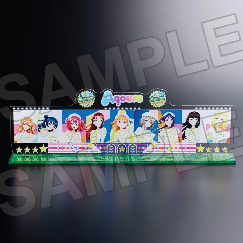 Love Live! Sunshine!! Uranohoshi Girls' High School Store Concert Stage Acrylic Diorama Aqours 6th LoveLive! ~KU-RU-KU-RU Rock 'n' Roll TOUR~