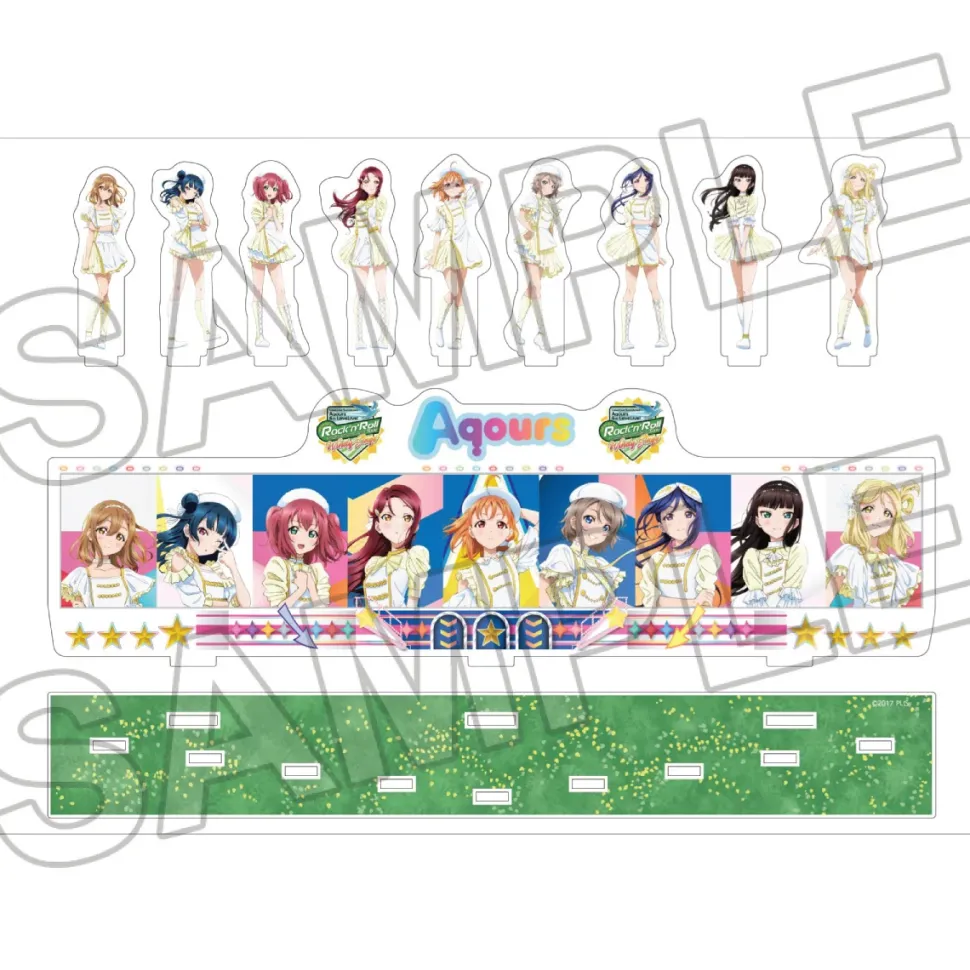 Love Live! Sunshine!! Uranohoshi Girls' High School Store Concert Stage Acrylic Diorama Aqours 6th LoveLive! ~KU-RU-KU-RU Rock 'n' Roll TOUR~