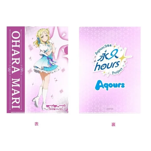 Love Live! Sunshine!! Uranohoshi Girls' High School Store Aqours 9th Anniversary Clear File Collection