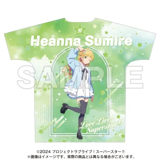 Love Live! Superstar!! Yume Kawa Girly Collection 2025 Full Graphic T-shirt