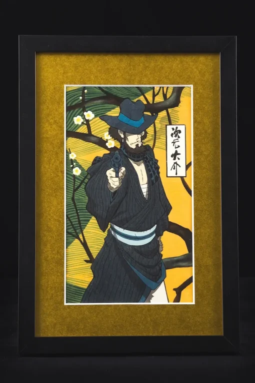 Lupin the Third Ukiyoe Woodblook Print - Daisuke Jigen