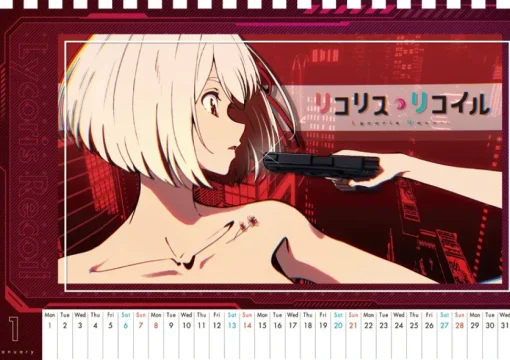 Lycoris Recoil 2024 Desktop Calendar