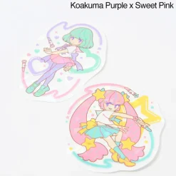 Magical Lip Girls Hologram Clear Stickers