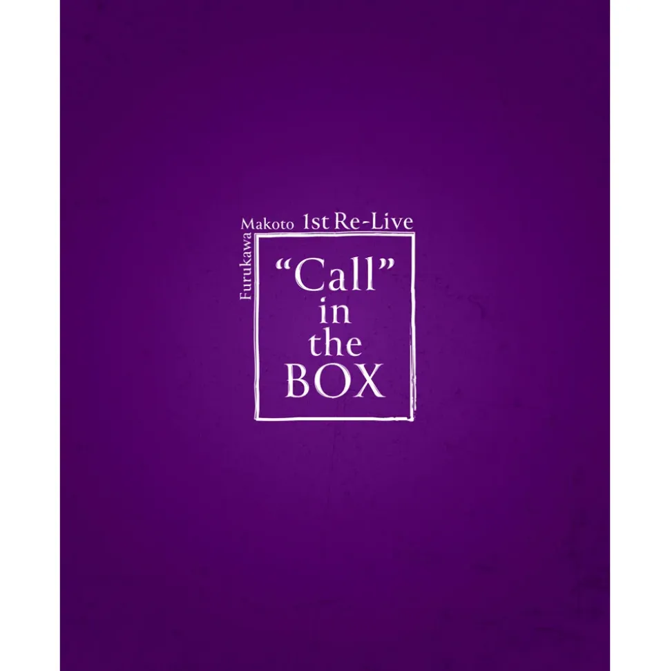 Makoto Furukawa 1st Re-Live Call in the Box Blu-ray