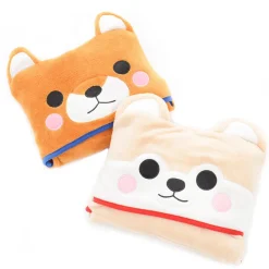 Mameshiba San Kyodai Dog Hooded Blankets