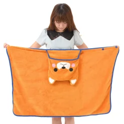 Mameshiba San Kyodai Dog Hooded Blankets