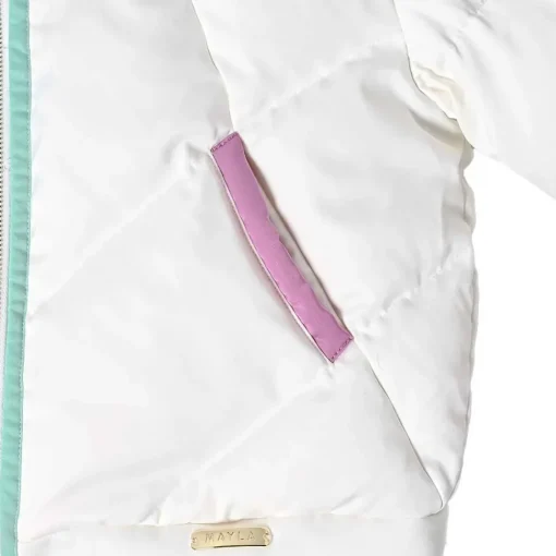 MAYLA Hatsune Miku Iconique Down Jacket White