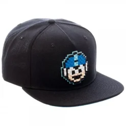 Mega Man 8-Bit Black Snapback
