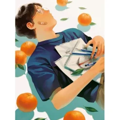 Melancholy Red: Kaworu Nakano Works & Coloring Technique