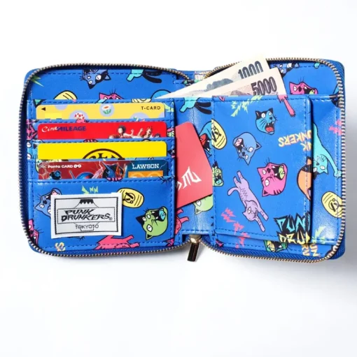 Meow Blue Wallet