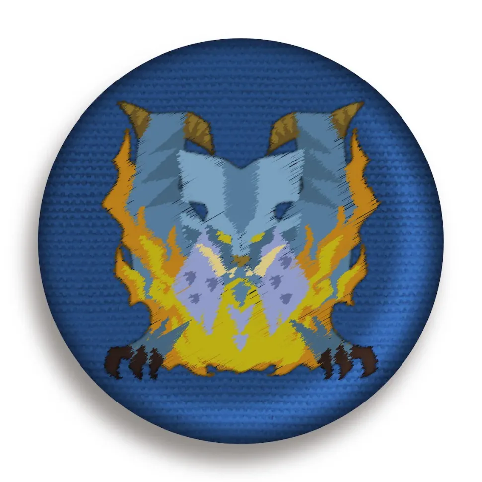 Monster Hunter: World Embroidered Pin Badge Collection Vol. 2 Box Set