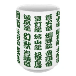 Monster Hunter: World Monsters Kanji Icon Japanese-style Tea Cup