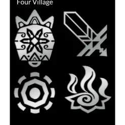 Monster Hunter XX Maki-e Stickers