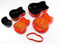 Multi-Sized Goldfish Bento Container Set