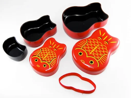 Multi-Sized Goldfish Bento Container Set