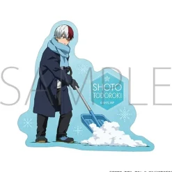 My Hero Academia Shoveling Snow Die-cut Sticker