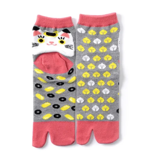 Nagomi Modern Women's Tabi Socks - Neko ni Koban