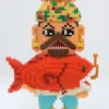 Nanoblock Shibuya Pixel Art Artist Works: Yukinori Dehara Figure