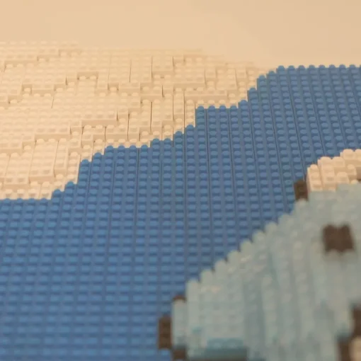 Nanoblock Shibuya Pixel Art Artist Works: Ichio Otsuka Relief
