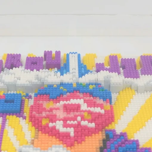 Nanoblock Shibuya Pixel Art Artist Works: Takeshi Murai Relief