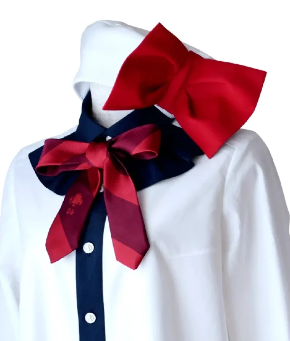 Neb aaran do Propeller Beret (White x Red)