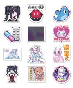 Needy Streamer Overload Flake Stickers