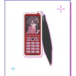 Needy Streamer Overload Feature Phone Acrylic Key Chain