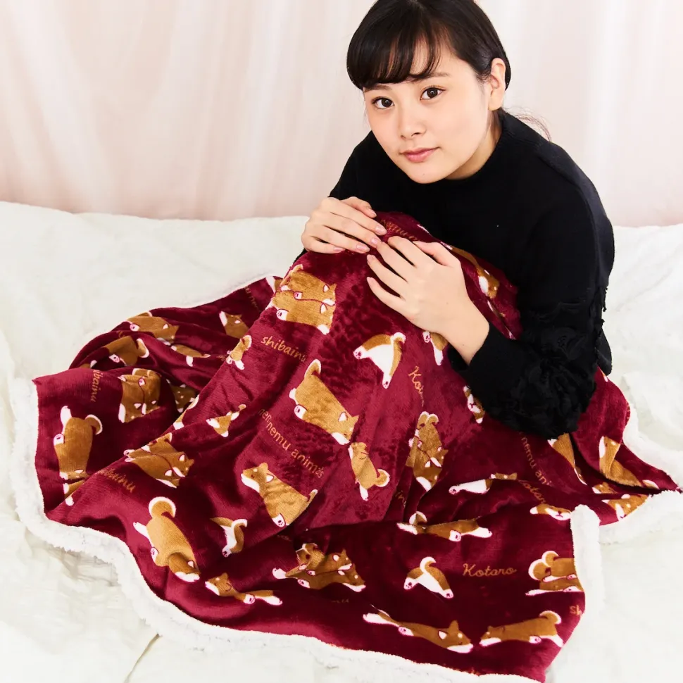 Nemu Nemu Animals Printed Half-Blanket Series