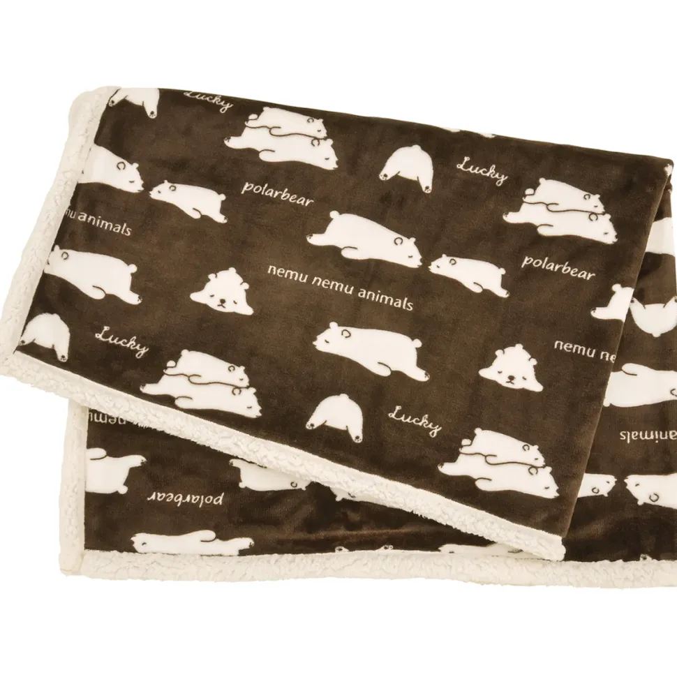Nemu Nemu Animals Printed Half-Blanket Series