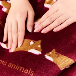 Nemu Nemu Animals Printed Half-Blanket Series