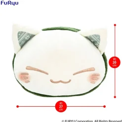 Nemuneko Cat Big Plush Toy Green Scarf Ver.