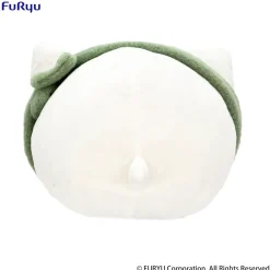 Nemuneko Cat Big Plush Toy Green Scarf Ver.